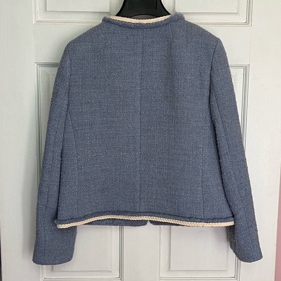 J. Crew Frances Lady Jacket in Maritime Tweed - Pale Seascape - Picture 5 of 7